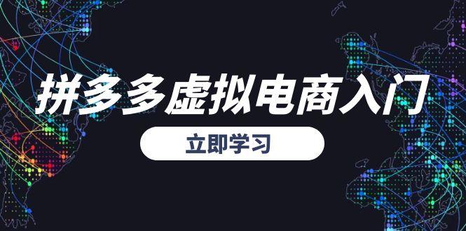 拼多多虚拟电商入门，精准选品方法论，无货源模式起盘技巧-明楼资源站