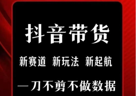 抖音短视频一刀不剪带货，不剪辑，不直播，每天发个视频，等着出单获取带货佣金-明楼资源站