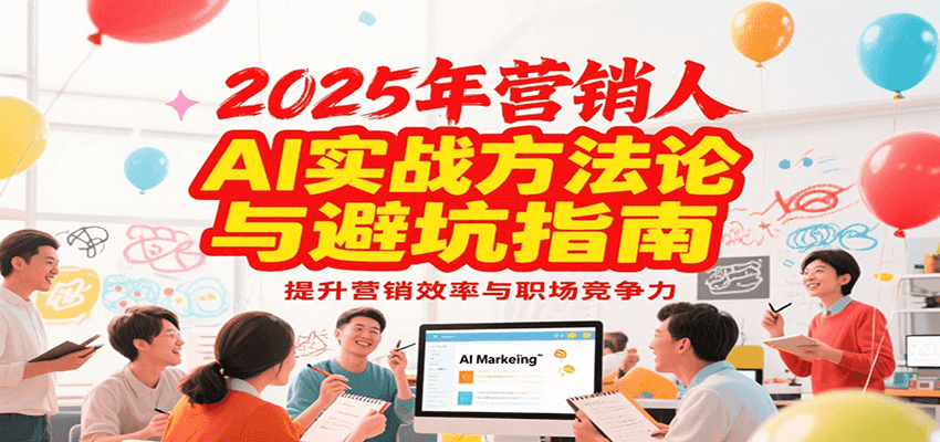 2025年营销实战方法论与避坑指南，利用AI提升营销效率与职场竞争力-明楼资源站