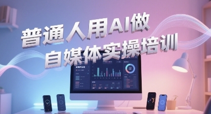 普通一个人用AI做自媒体，助你轻松开启AI自媒体创作之路-明楼资源站