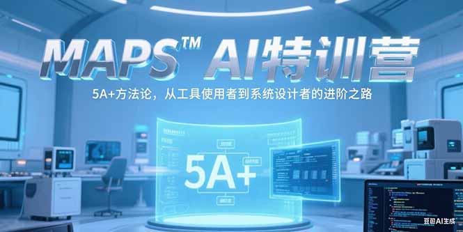 MAPSAI特训营，掌握 5A+方法论，从工具使用者到系统设计者的进阶之路-明楼资源站